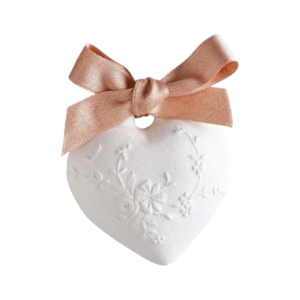 Decoração Perfumada Coração Bordado